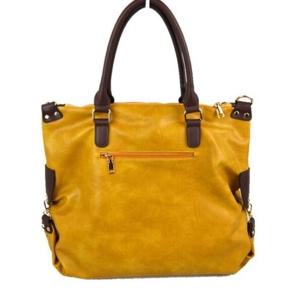 LeMiel Chic Oversized Wooven Tote - Picture 4 of 7